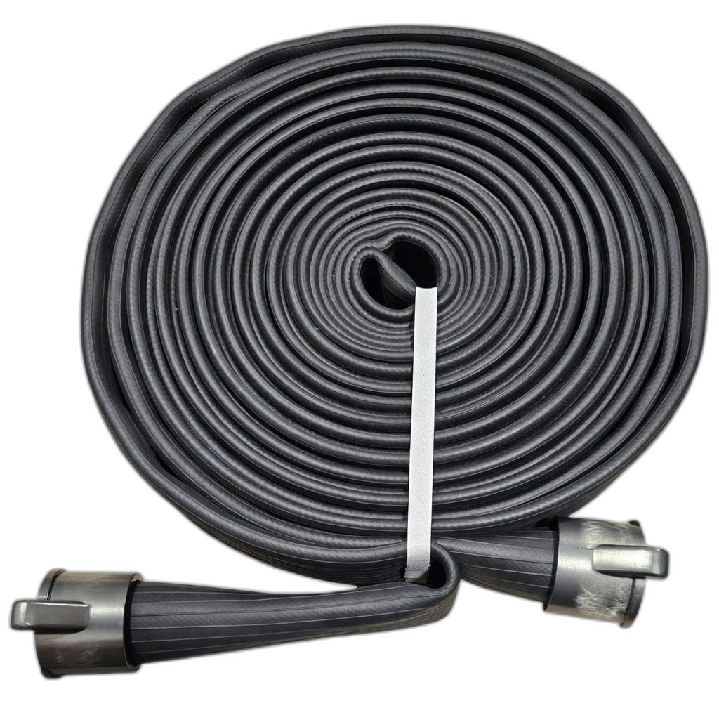 Black Layflat With Forestry Ends