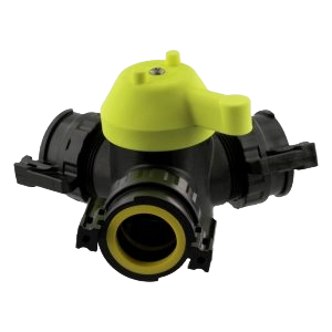 Scotty Fire 3-Way Valve With 1/4 Turn Connectors